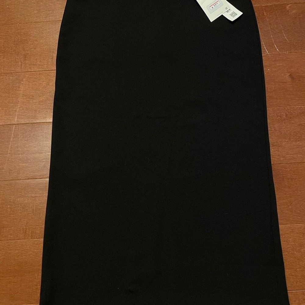 ZARA Black Midi Pencil Skirt